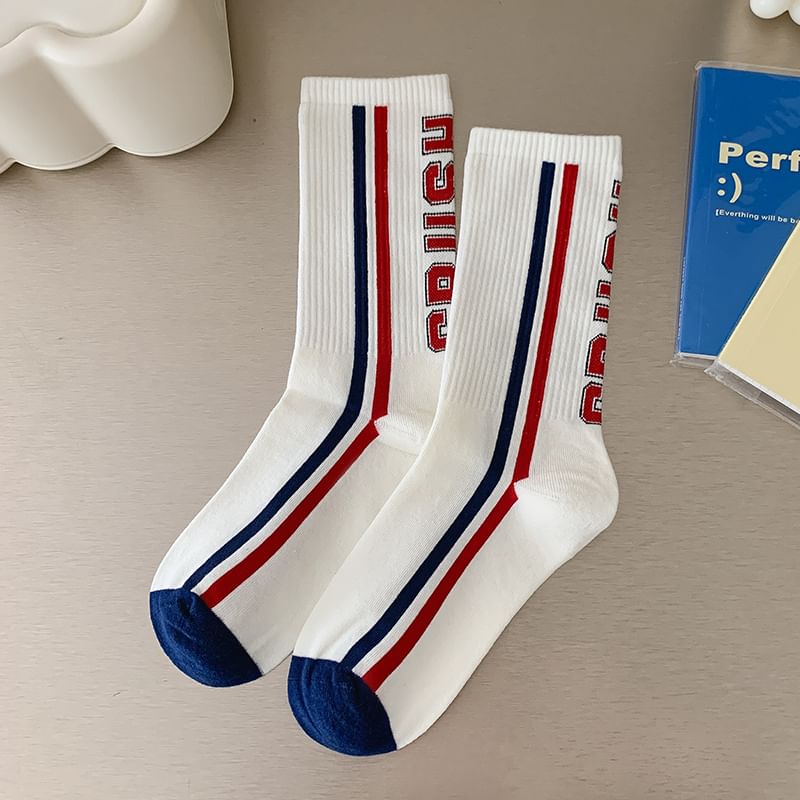 Printed Ribbed Socks / Set SpreePicky