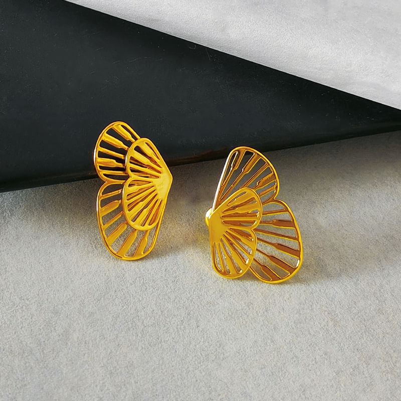 Wing Stud Earring SpreePicky