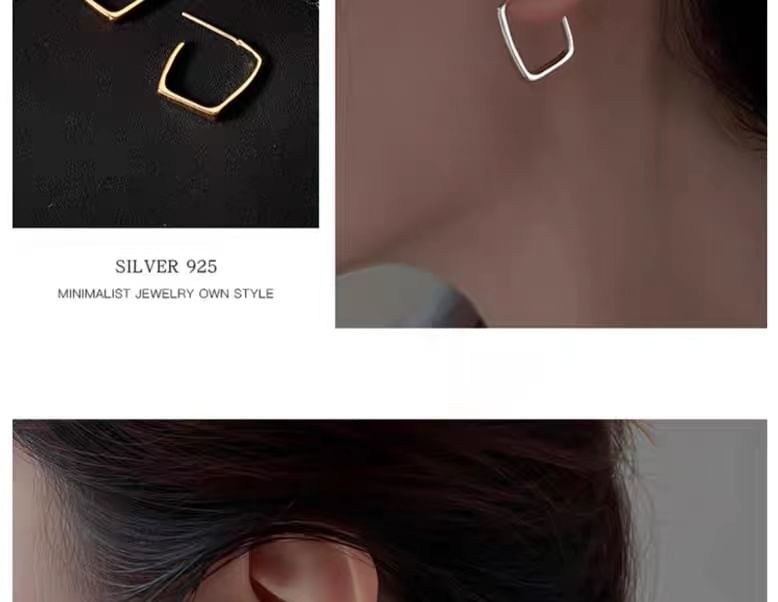 Geometric Hoop Earring SpreePicky