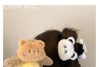 Animal Fleece Hair Claw SpreePicky