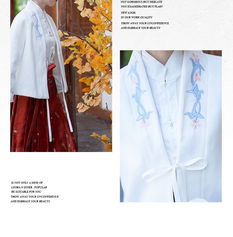 Floral Embroidered Hanfu Jacket SpreePicky