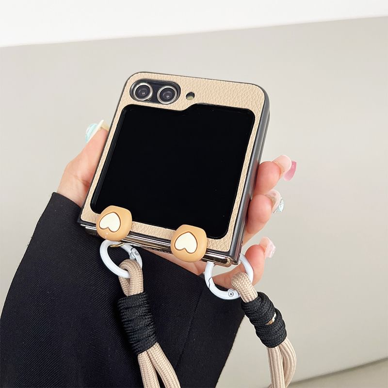 Faux Leather Hand Strap Phone Case SpreePicky