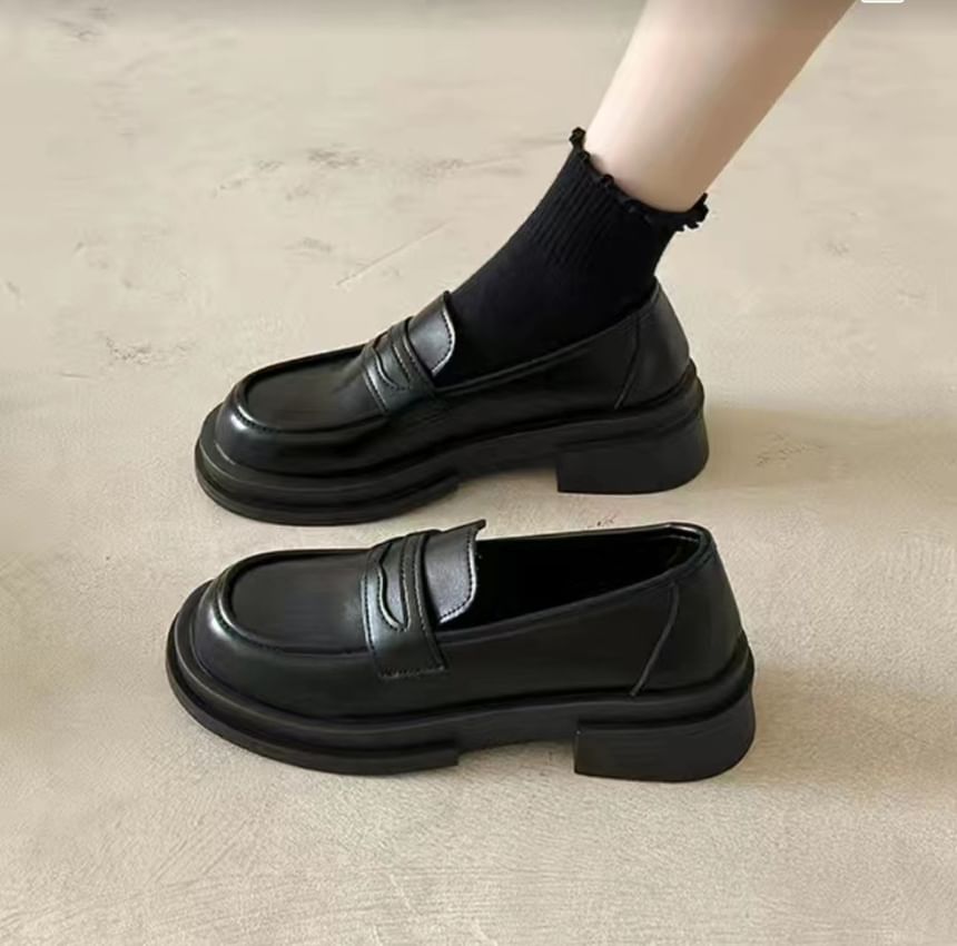 Plain Penny Loafers SpreePicky