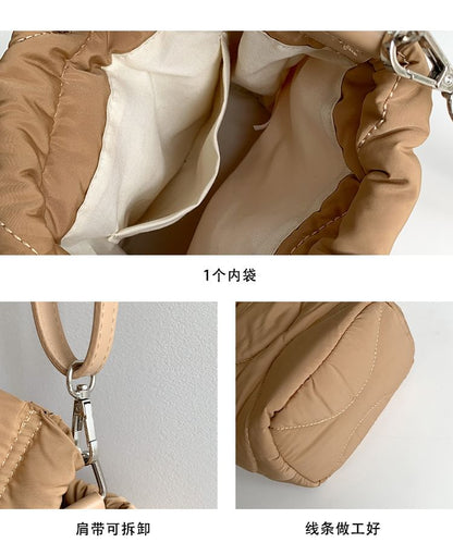 Plain Padded Drawstring Bucket BAg SpreePicky