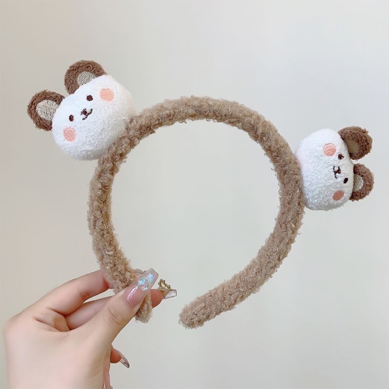 Bear Fleece Headband SpreePicky