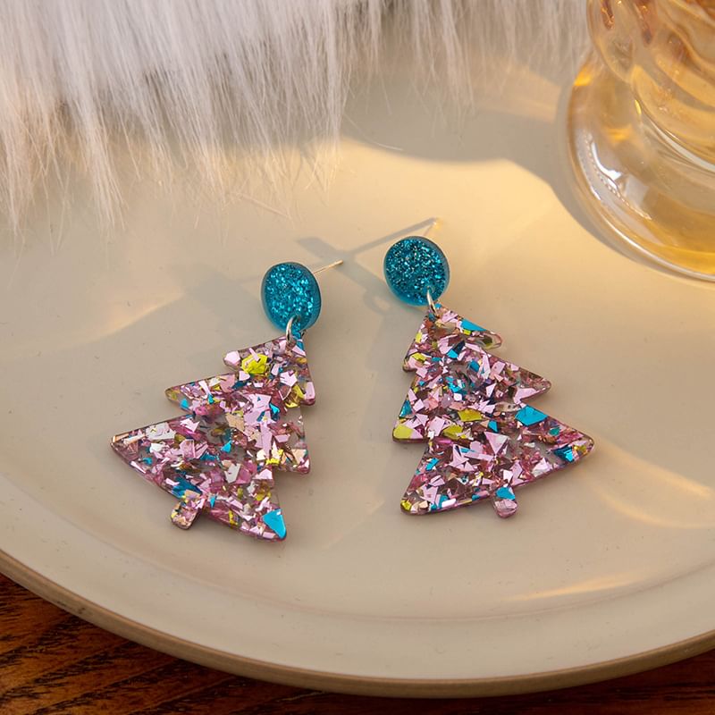 Christmas Star Drop Earring SpreePicky