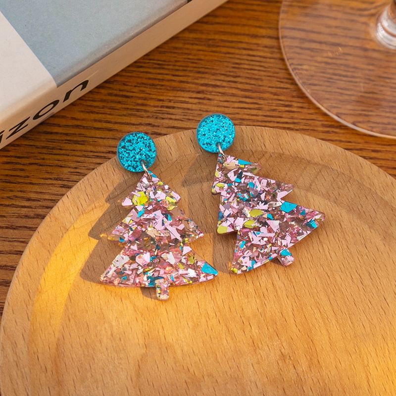 Christmas Star Drop Earring SpreePicky