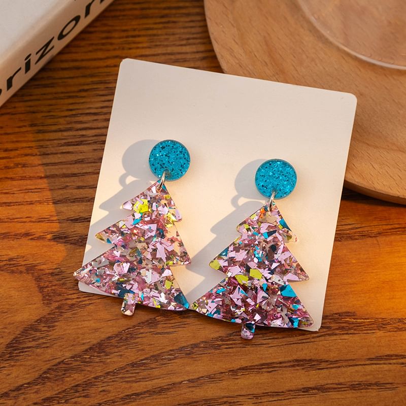 Christmas Star Drop Earring SpreePicky