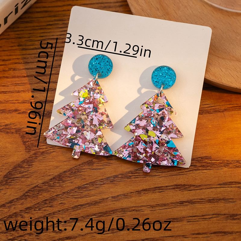 Christmas Star Drop Earring SpreePicky