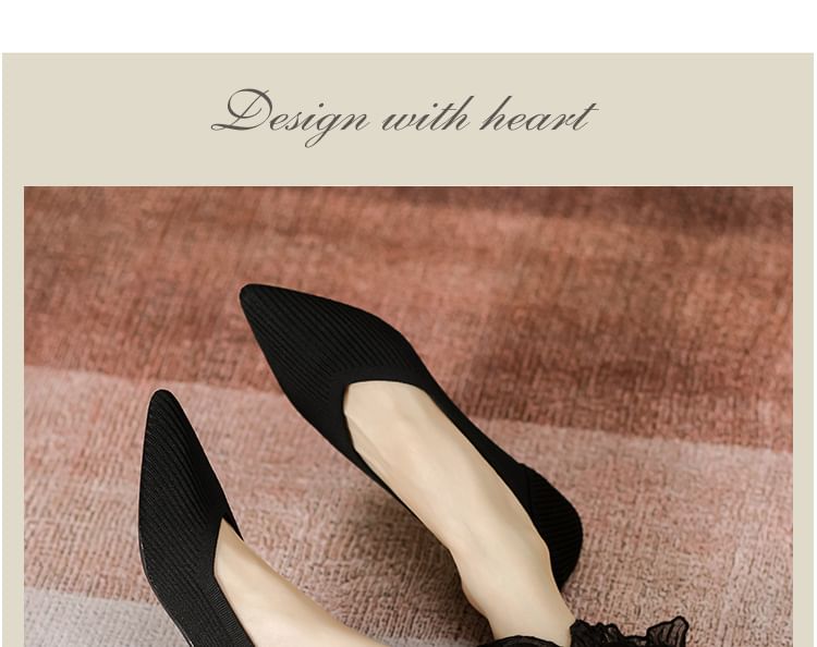 Almond Toe Kitten Heel Pumps SpreePicky