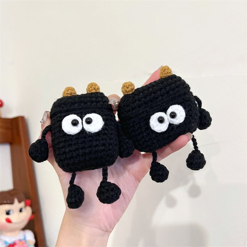 Cartoon Knit AirPods / Pro Earphone Case Skin SpreePicky