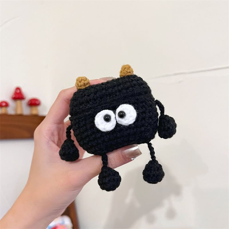 Cartoon Knit AirPods / Pro Earphone Case Skin SpreePicky