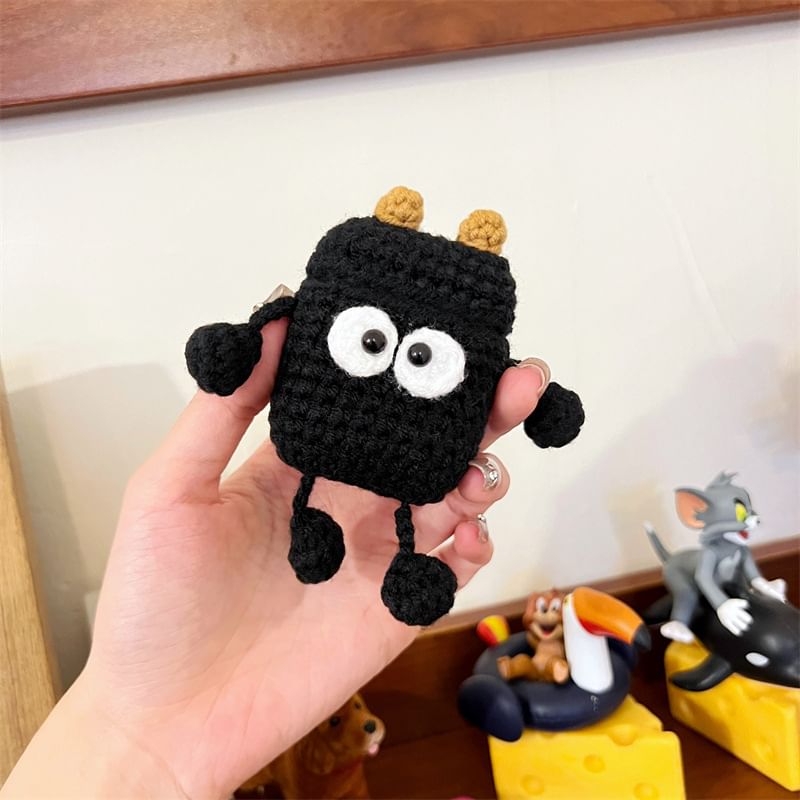 Cartoon Knit AirPods / Pro Earphone Case Skin SpreePicky