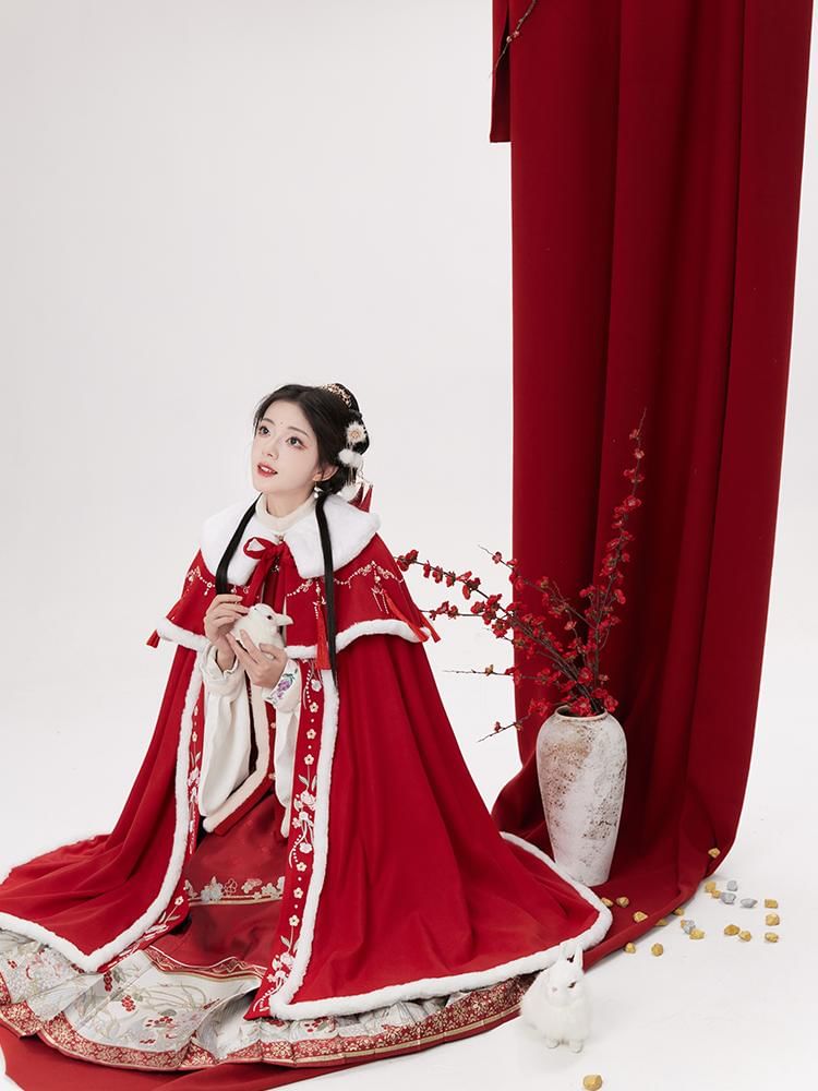 Traditional Chinese Embroidered Open Front Coat / Decorative Collar / Set SpreePicky