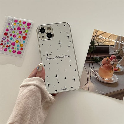 Heart Rhinestone Mirrored Phone Case - iPhone 15 Pro Max / 15 Pro / 15 / 14 Pro Max / 14 Pro / 14 / 13 Pro Max / 13 Pro / 13 / 12 Pro Max / 12 Pro / 12 / 11 Pro Max / 11 SpreePicky