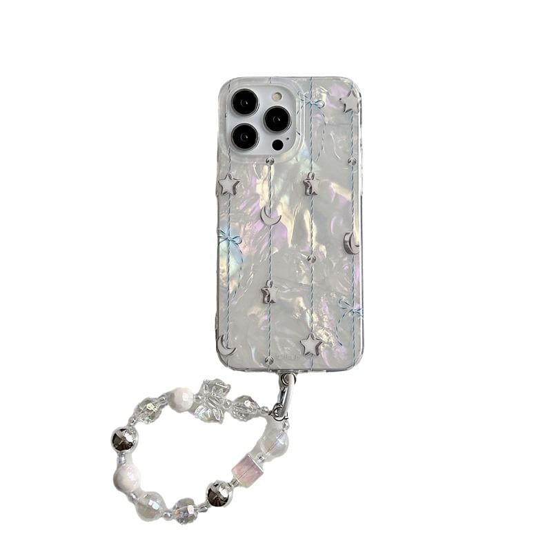 Moon & Star Phone Case - iPhone 15 Pro Max / 15 Pro / 15 Plus / 15 / 14 Pro Max / 14 Pro / 14 / 13 Pro Max / 13 Pro / 13 / 12 Pro Max / 12 Pro / 12 / 11 SpreePicky