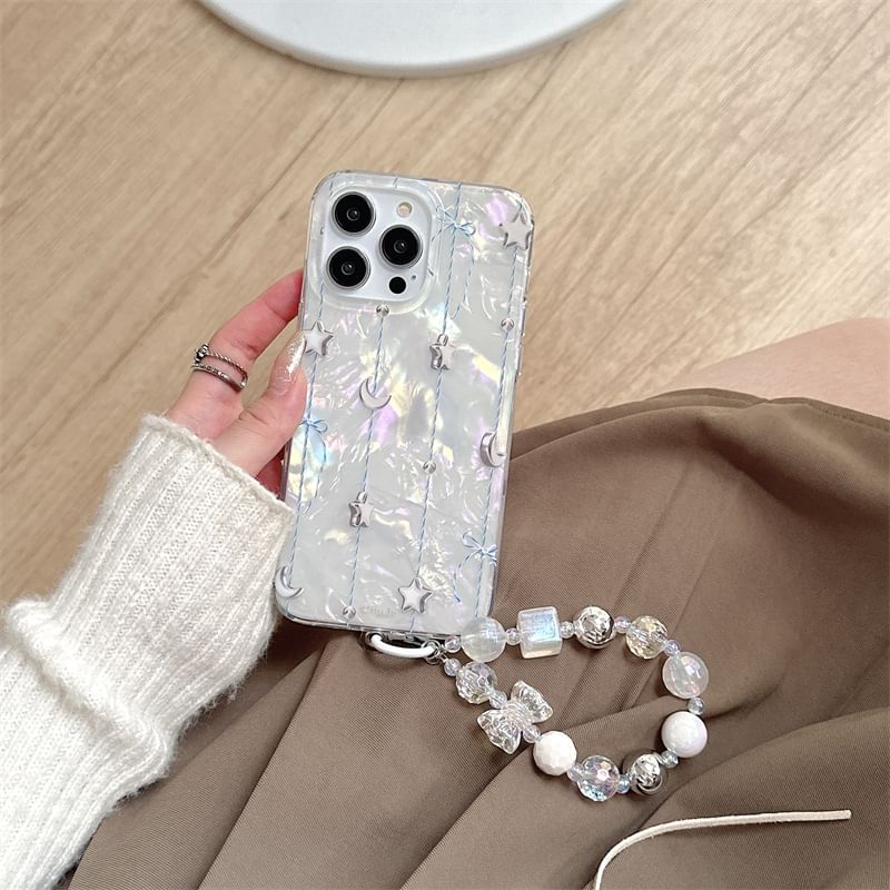 Moon & Star Phone Case - iPhone 15 Pro Max / 15 Pro / 15 Plus / 15 / 14 Pro Max / 14 Pro / 14 / 13 Pro Max / 13 Pro / 13 / 12 Pro Max / 12 Pro / 12 / 11 SpreePicky