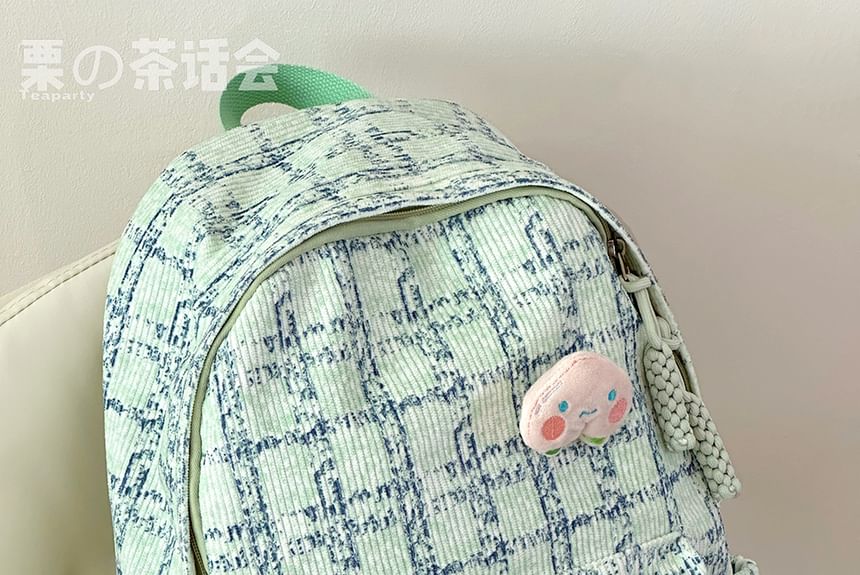 Plaid Backpack / Charm / Set SpreePicky