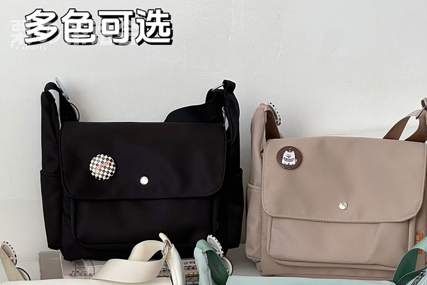 Plain Flap Crossbody Bag / Charm / Set SpreePicky