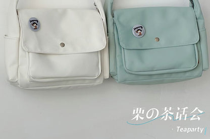 Plain Flap Crossbody Bag / Charm / Set SpreePicky