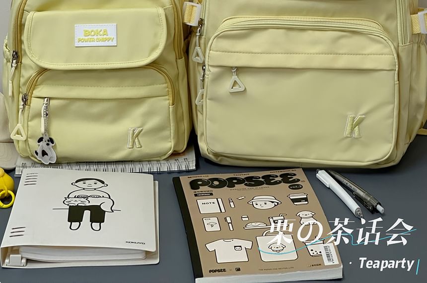 Lettering Logo Backpack / Charm / Set SpreePicky