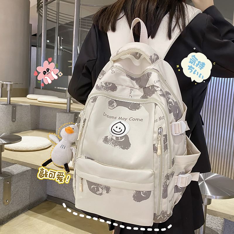 Smiley Face Logo Backpack / Duck Charm / Set SpreePicky