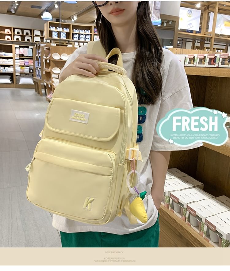 Plain Logo Crossbody Bag / Backpack / Pear Charm / Set SpreePicky