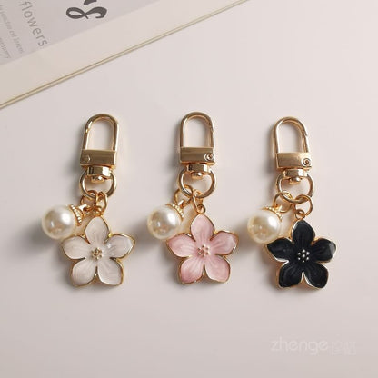 Floral Faux Pearl Phone Charm SpreePicky