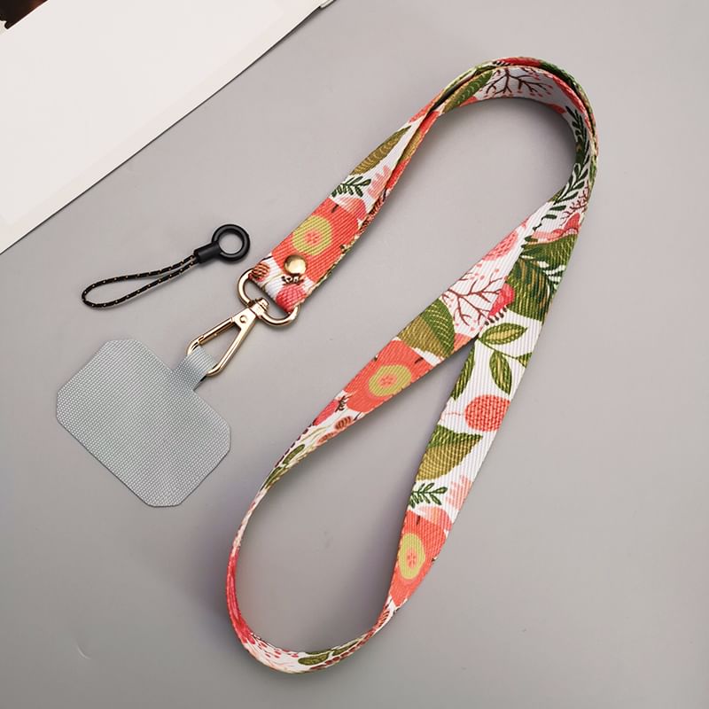 Print Canvas Phone Lanyard with Lanyard Pad SpreePicky