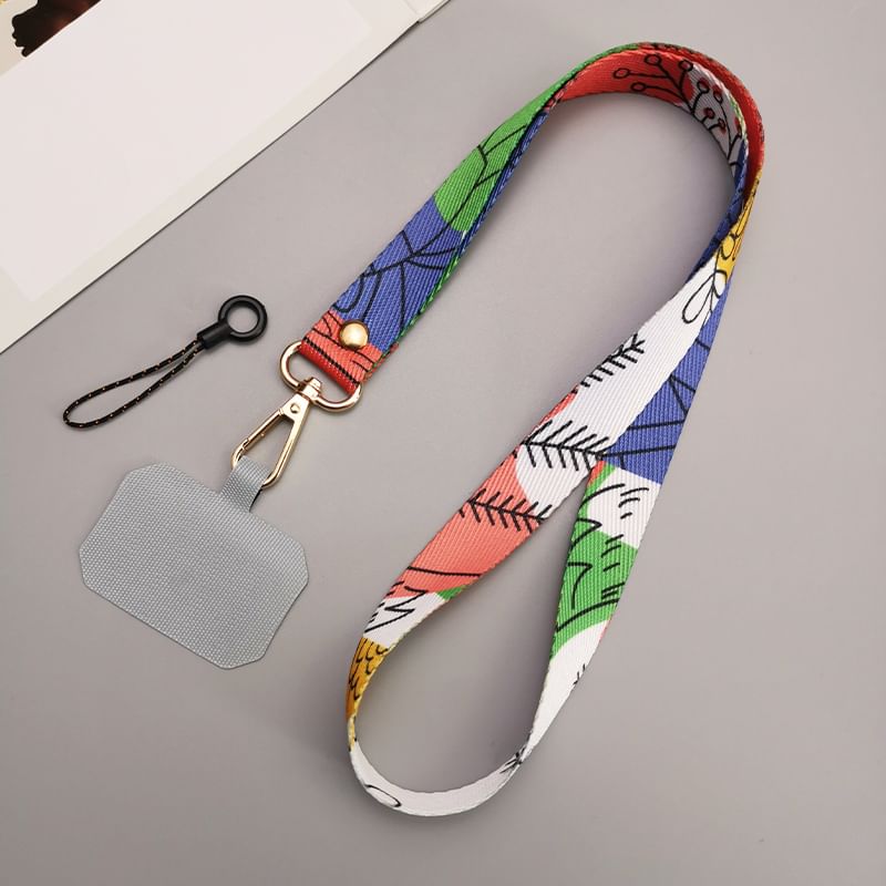 Print Canvas Phone Lanyard with Lanyard Pad SpreePicky