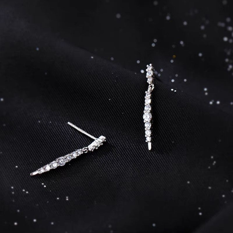 Rhinestone Threader Earring SpreePicky