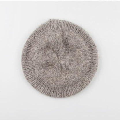 Knit Plain Beret SpreePicky