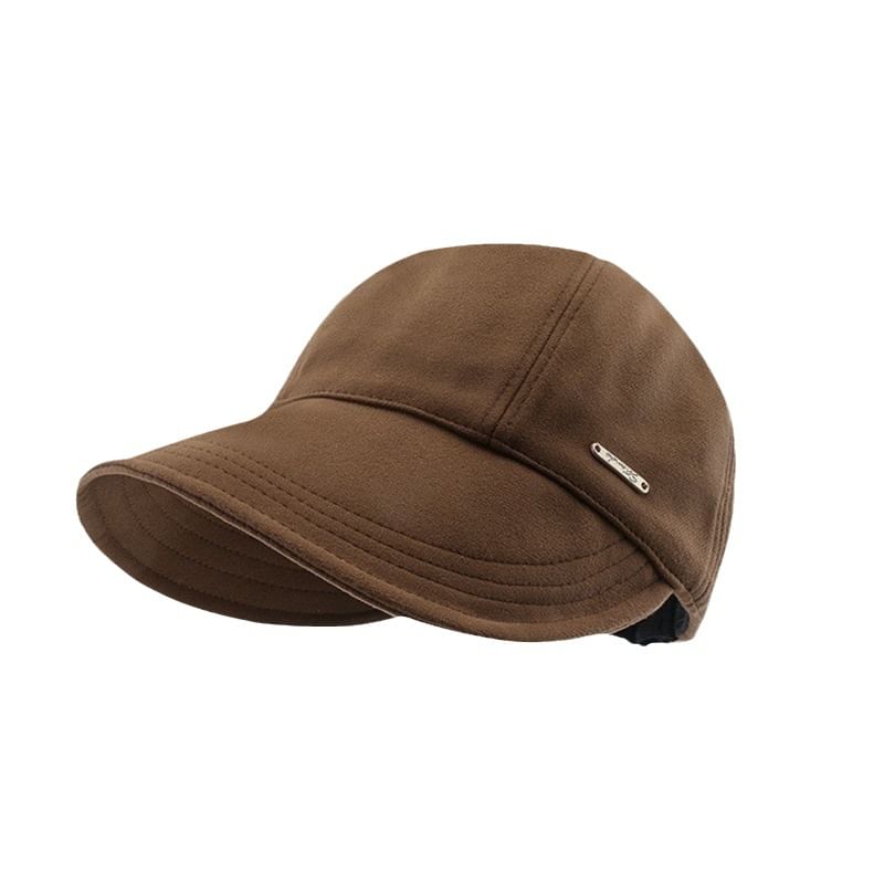 Metal Plate Plain Wide Brim Hat SpreePicky