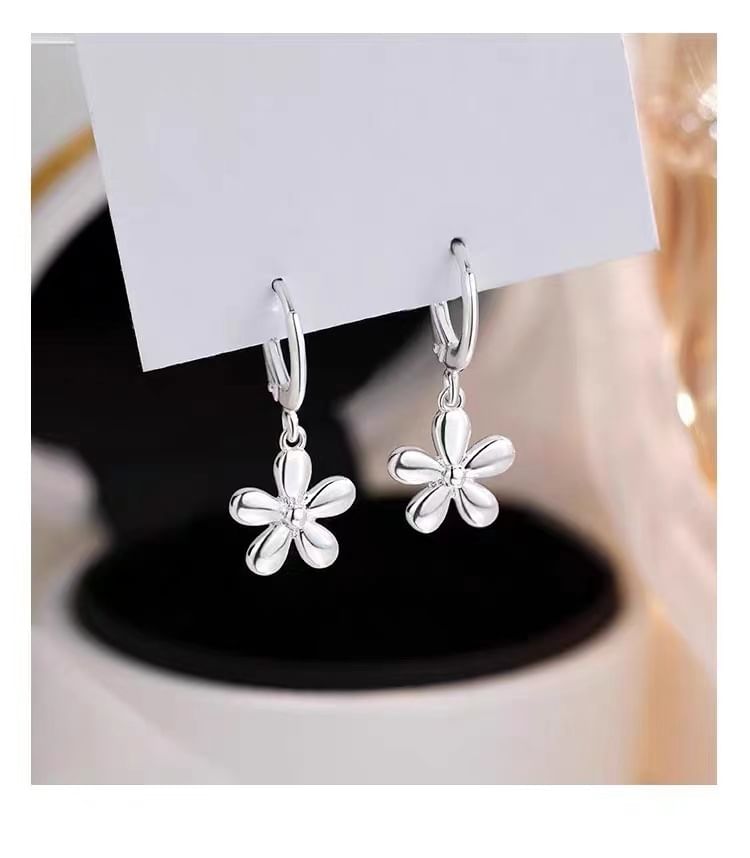 Floral Hoop Earring SpreePicky