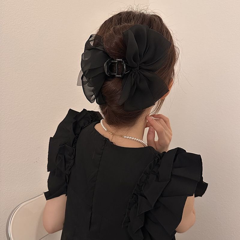 Bow Mesh Hair Clamp mySite