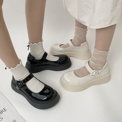 Platform Plain Mary Jane Shoes mySite