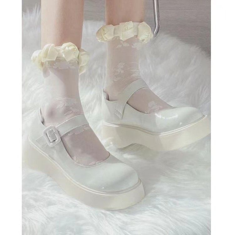 Platform Plain Mary Jane Shoes mySite