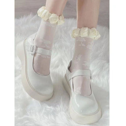 Platform Plain Mary Jane Shoes mySite