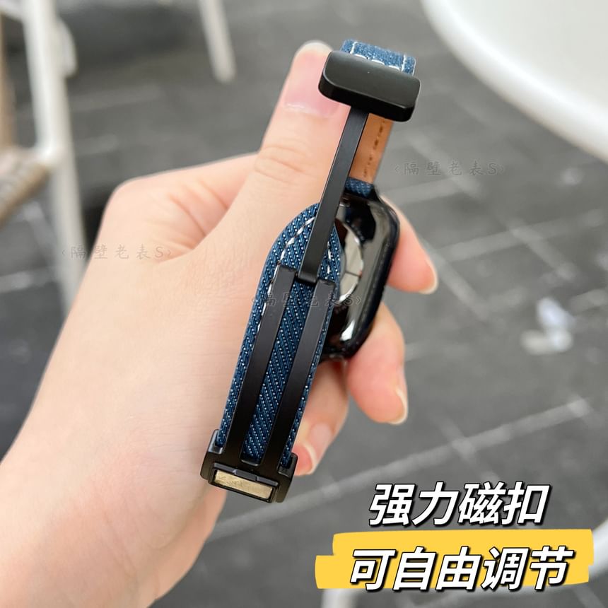 Denim Magnetic Apple Watch Band SpreePicky