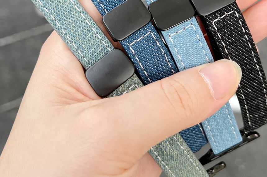 Denim Magnetic Apple Watch Band SpreePicky