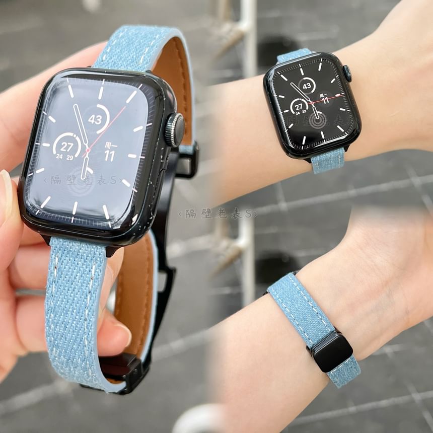 Denim Magnetic Apple Watch Band SpreePicky