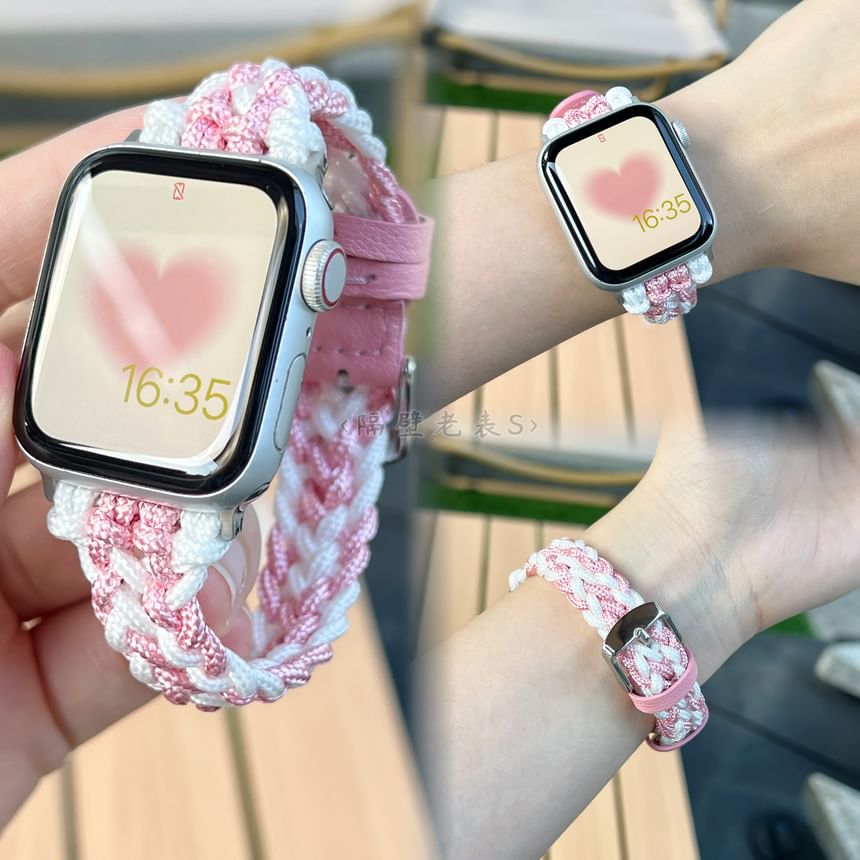 Braided Cord Apple Watch Band SpreePicky