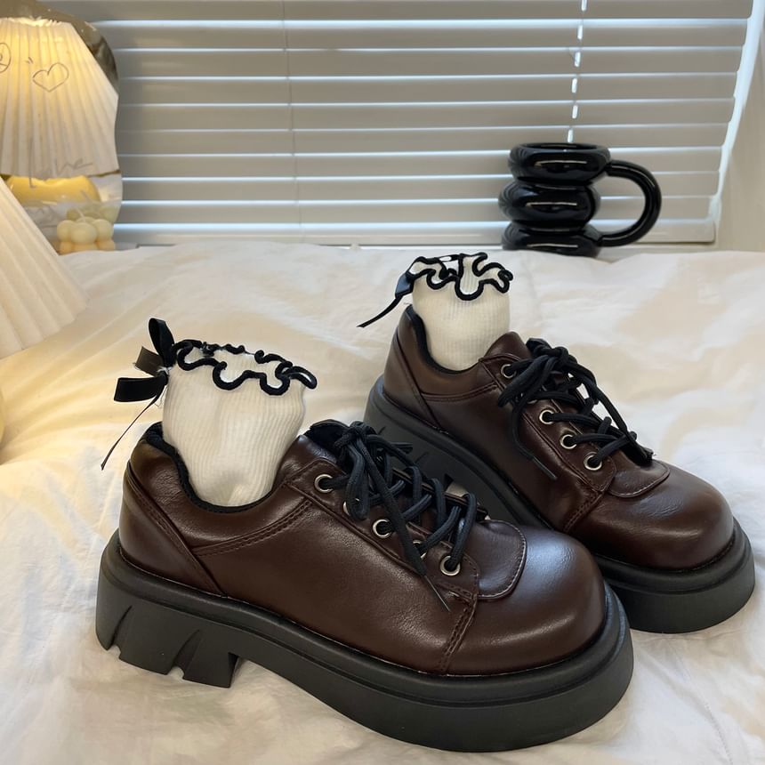 Platform Lace Ups SpreePicky