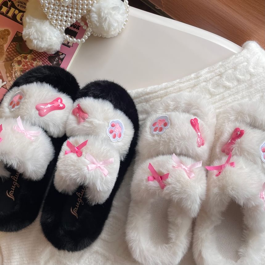 Fluffy Slide Sandals SpreePicky