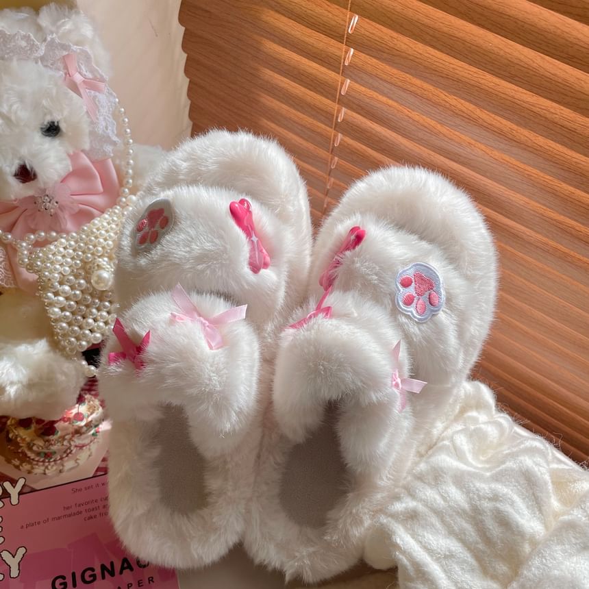 Fluffy Slide Sandals SpreePicky