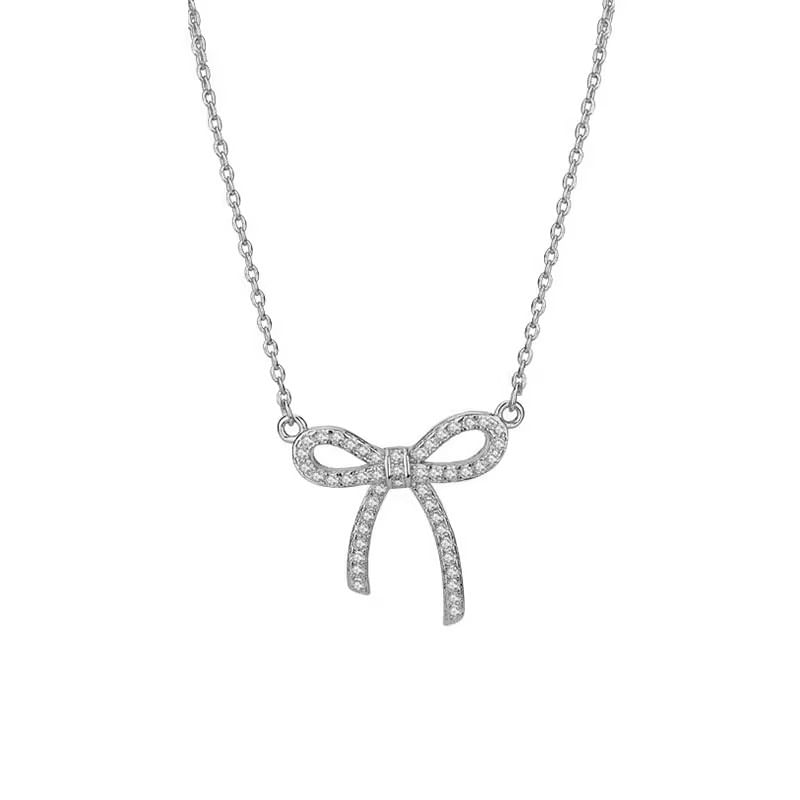 Ribbon Alloy Necklace SpreePicky