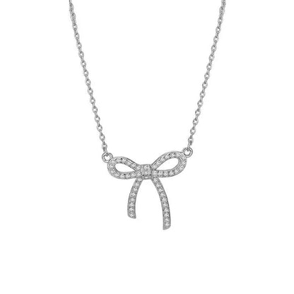 Ribbon Alloy Necklace SpreePicky