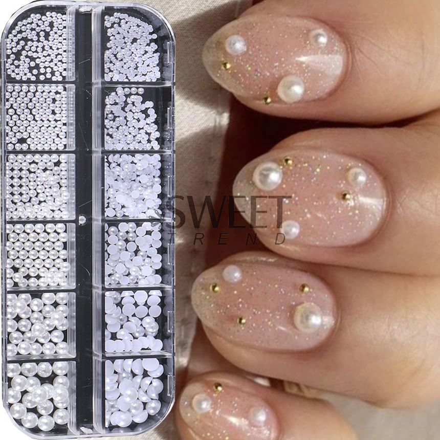 Faux Pearl Nail Art Decoration SpreePicky