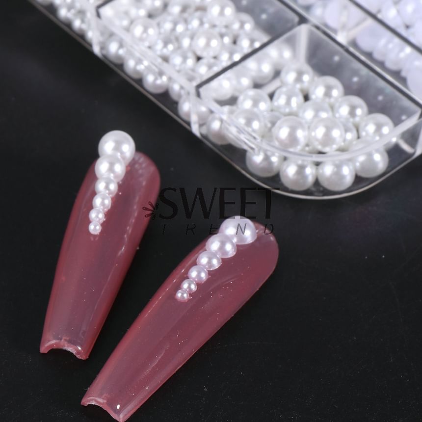 Faux Pearl Nail Art Decoration SpreePicky