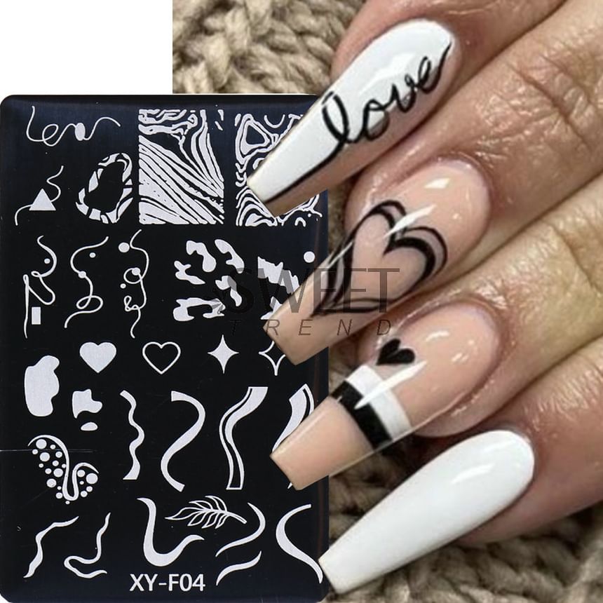 Stainless Steel Nail Art Stencil SpreePicky